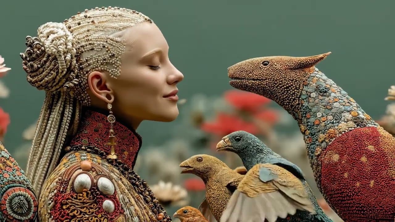 Dreamlike Jungle of Steampunk & Wonder - Meditative AI Art by Vivad