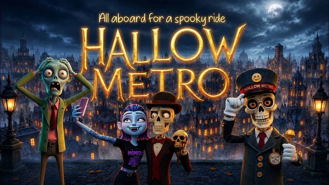 HALLOW METRO 🚇 AI-Animated Mockumentary Short Film About Everyday Monsters by Tamara Llorens