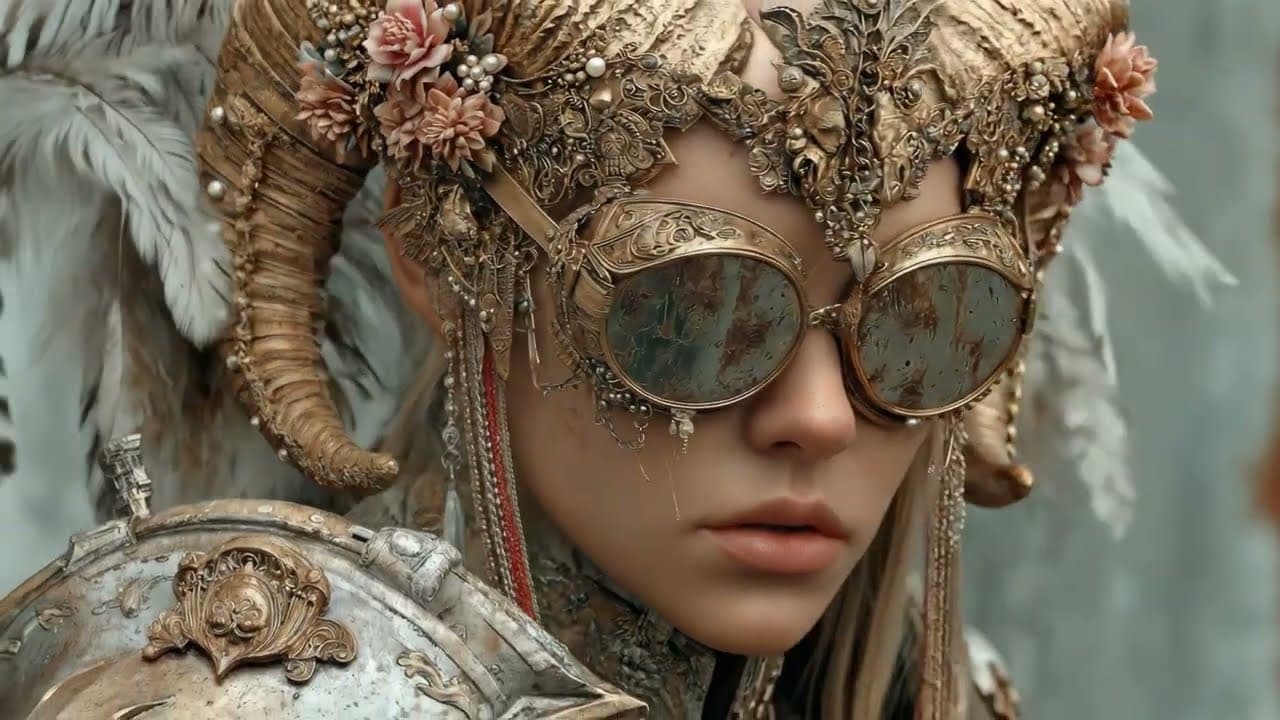 Steampunk Paradise - A Meditative Sci-Fi Dreamscape - AI Art by Vivad