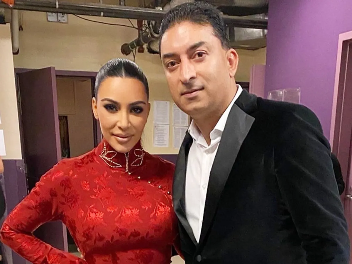 Sheeraz Hasan with Kim Kardashian